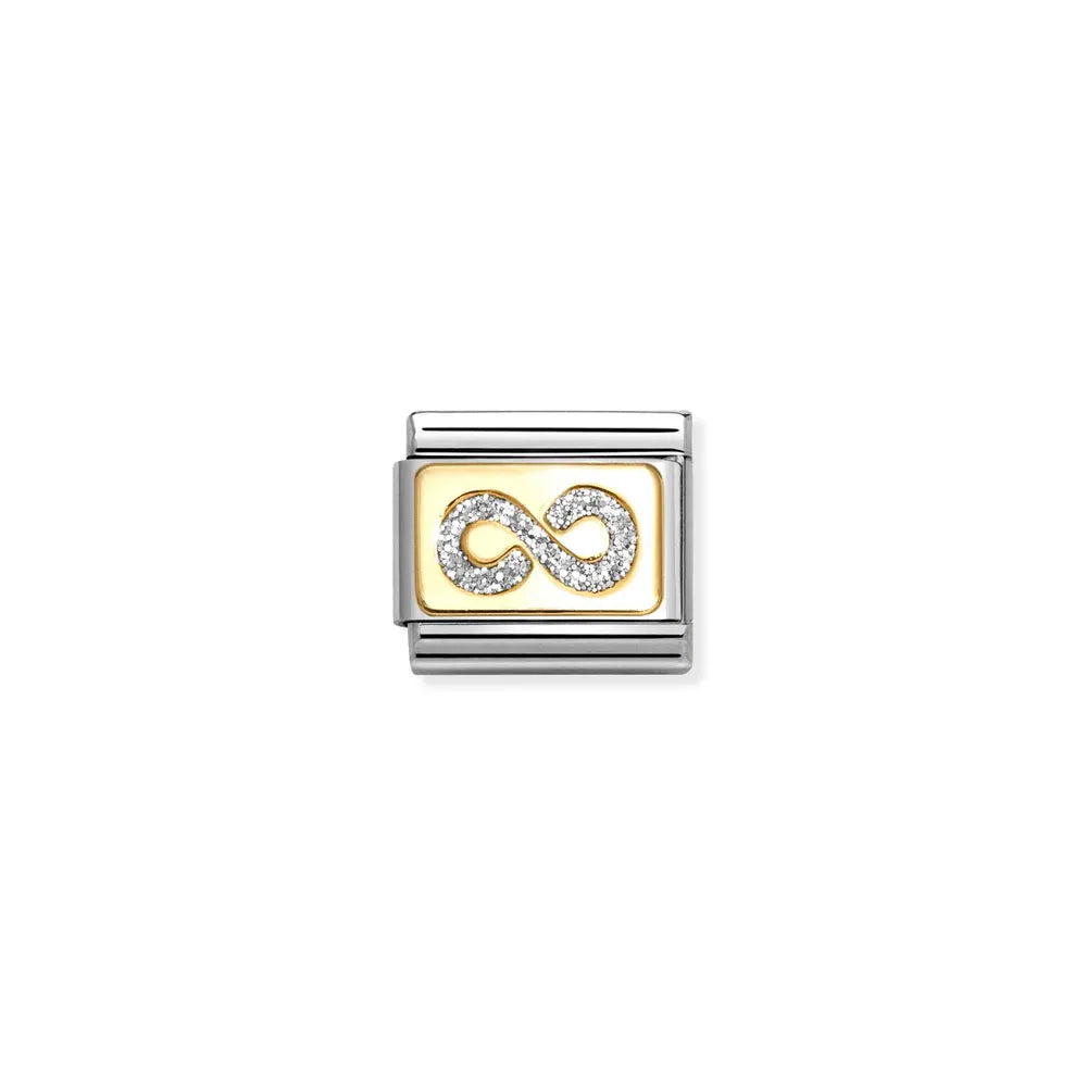 Nomination-pala Classic Gold Äärettömyys, Glitter 030224/06