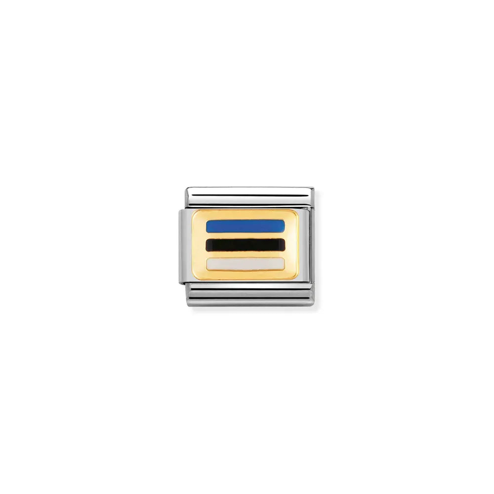 Nomination-pala Classic Gold Viro Lippu 030234/38