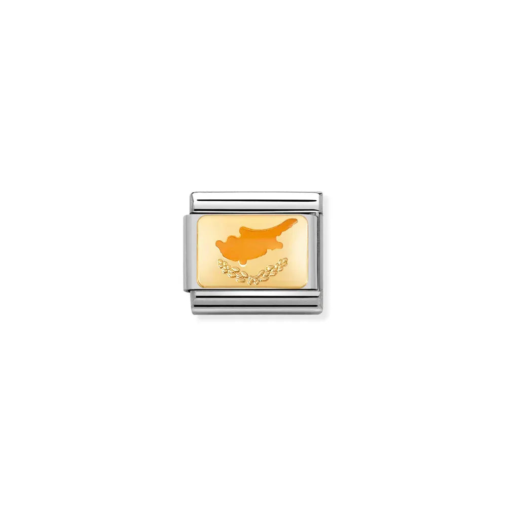 Nomination-pala Classic Gold Kypros Lippu 030234/49