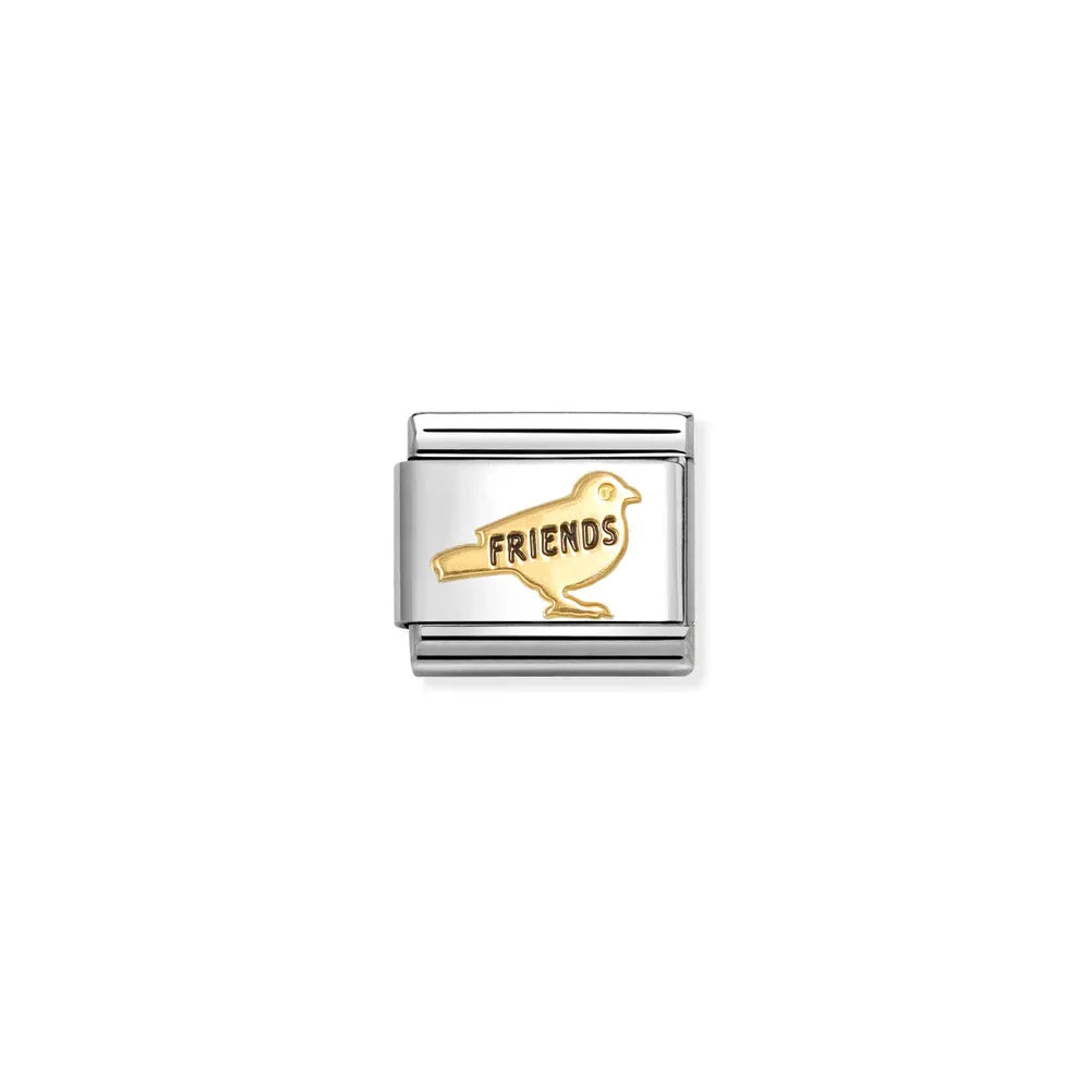 Nomination-pala Classic Gold Lintu FRIENDS 030285/72