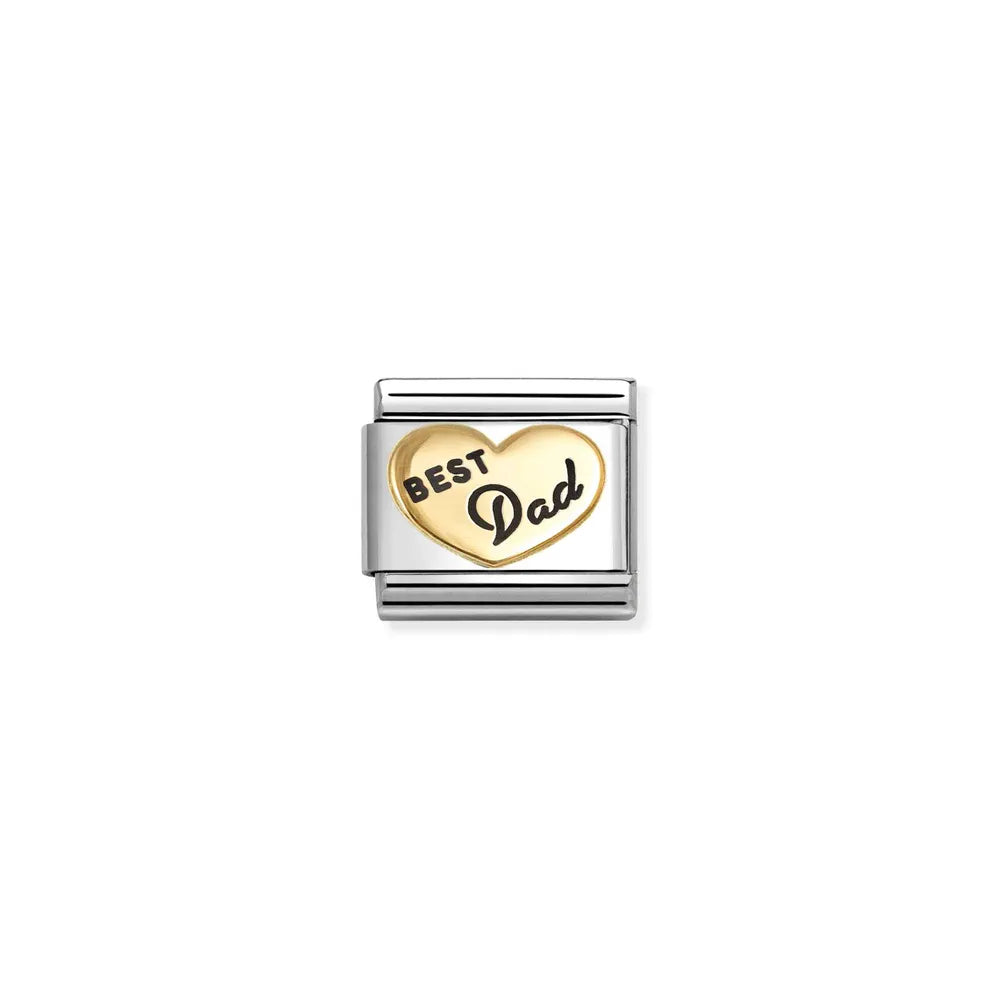 Nomination-pala Classic Gold BEST DAD 030285/94
