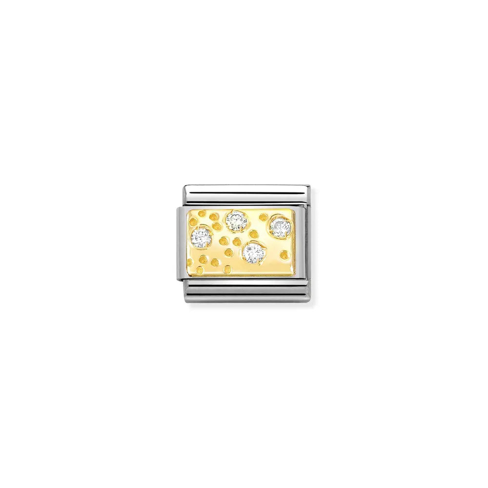 Nomination-pala Classic Gold Pisteet Laatta Timantit 030423/59