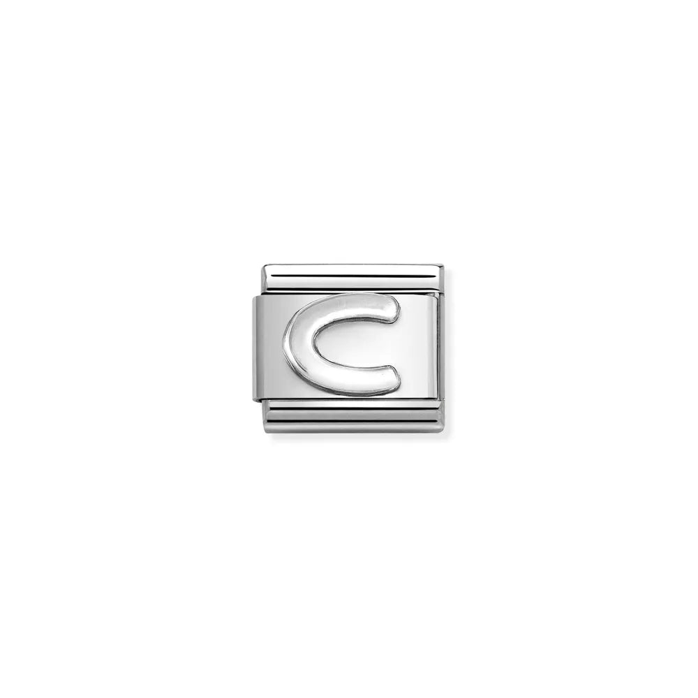 Nomination-pala Classic Silvershine Kirjain C 330113/03