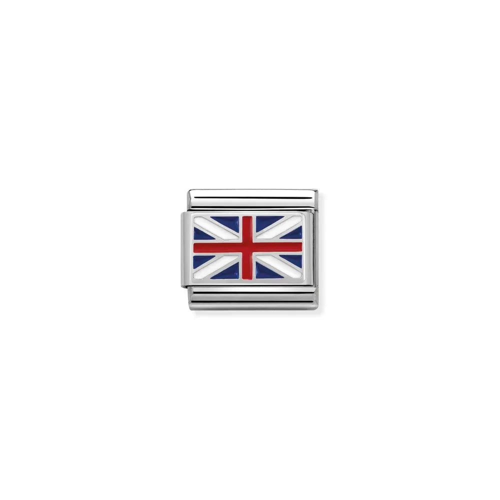 Nomination-pala Classic Silvershine Iso-Britannia Lippu 330207/04