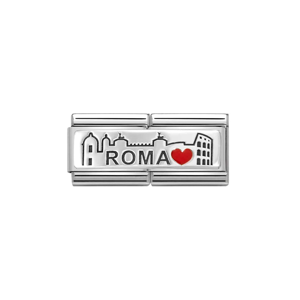 Nomination-pala Classic Silvershine Tupla , ROMA Siluetti 330721/16