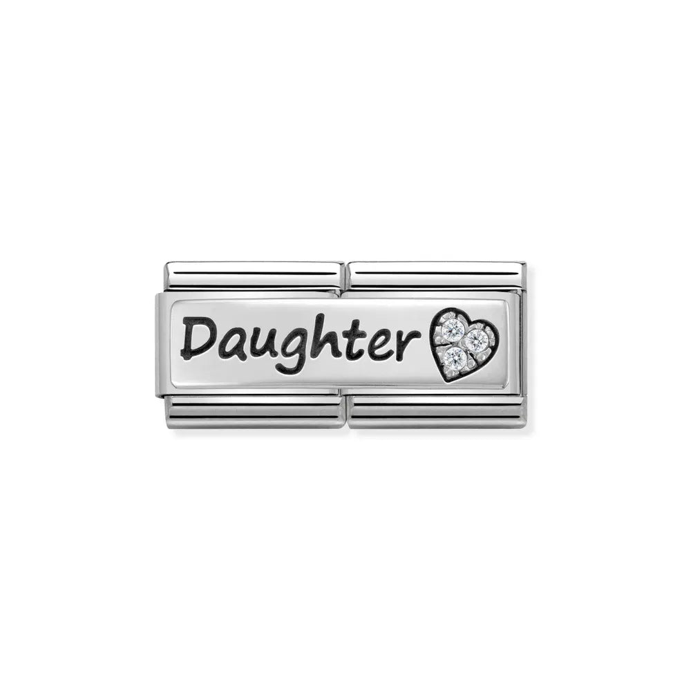 Nomination-pala Classic Silvershine Tupla , DAUGHTER 330731/02