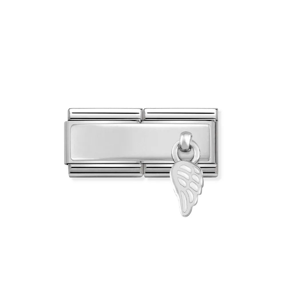 Nomination-pala Classic Silvershine Tupla , Valkoinen Siipi 330780/01