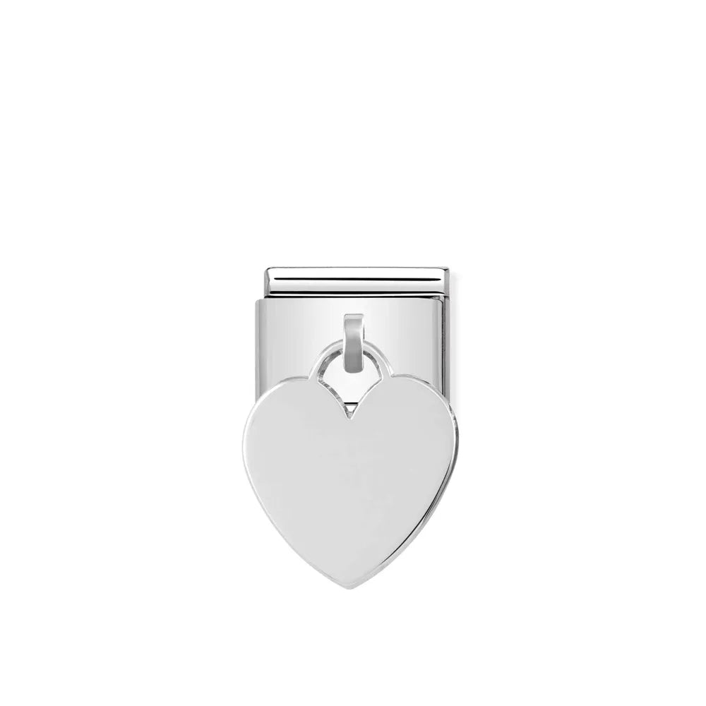 Nomination-pala Classic Silvershine Sydän Riipus 331801/02