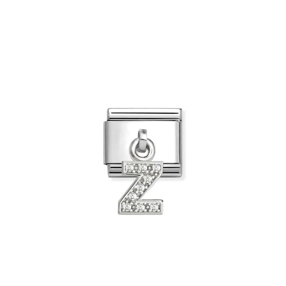 Nomination-pala Classic Silvershine Zirkonia Kirjain Z Riipus 331818/26
