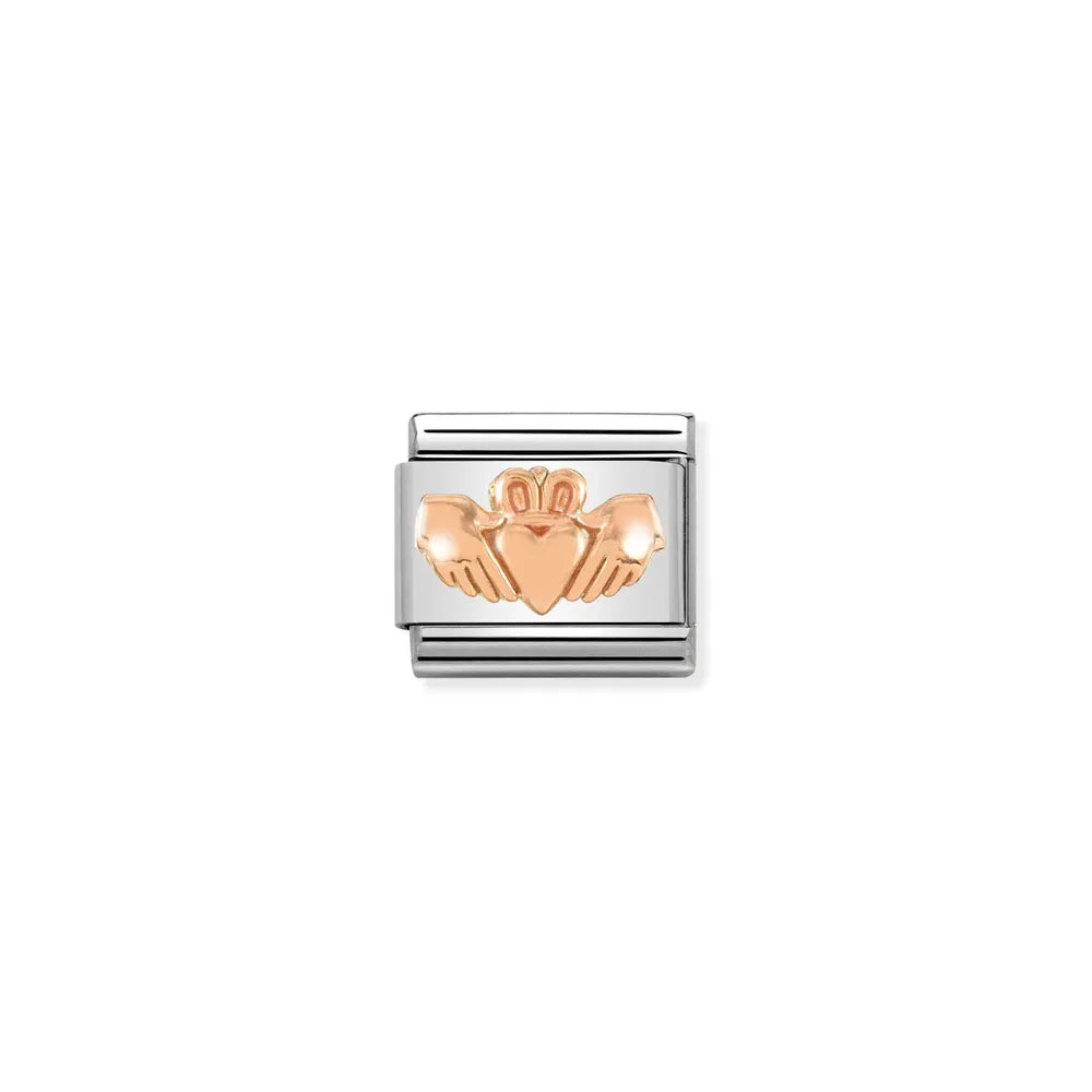Nomination-pala Classic Rose Gold Claddagh 430106/20