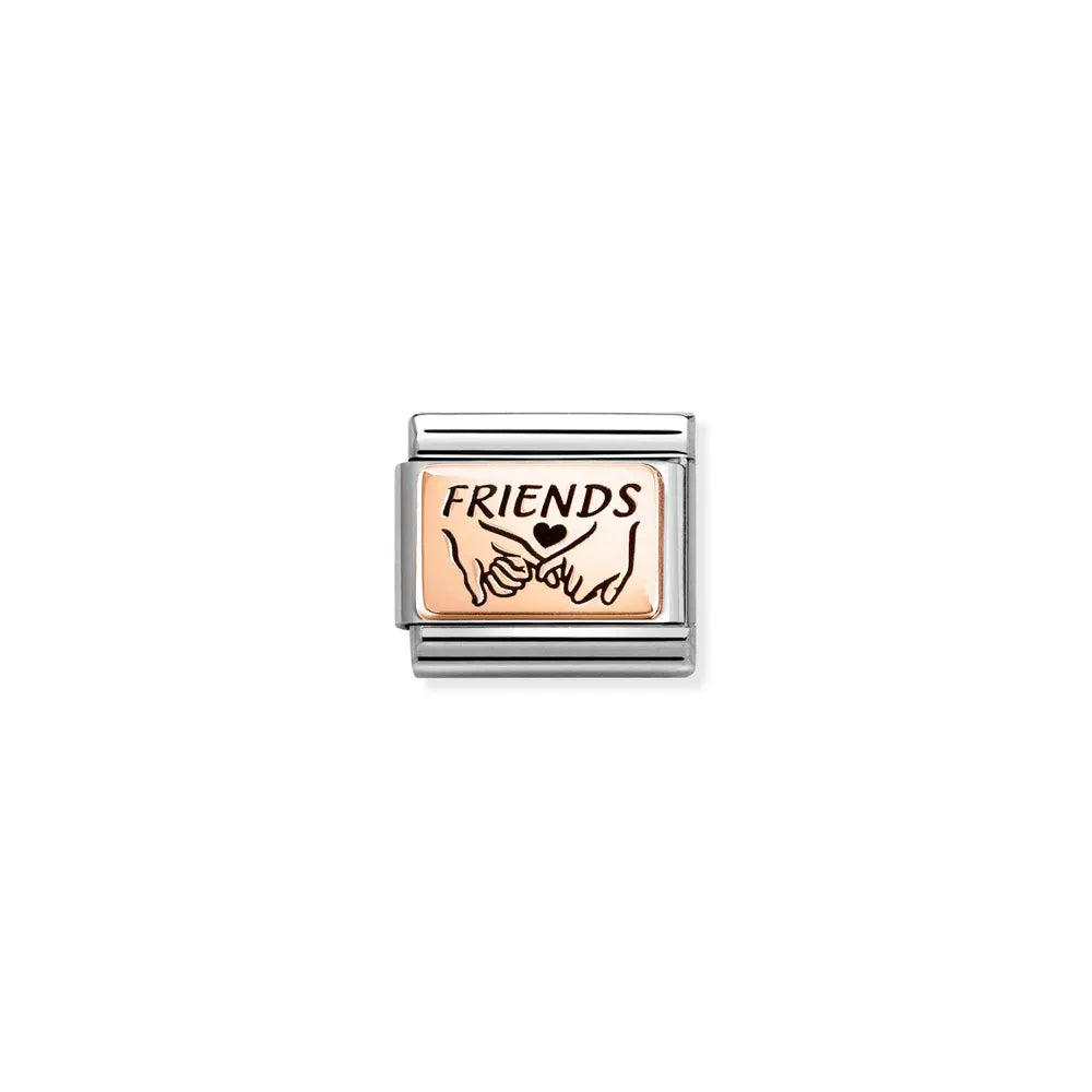 Nomination-pala Classic Rose Gold FRIENDS Pikkusormilupaus 430111/33