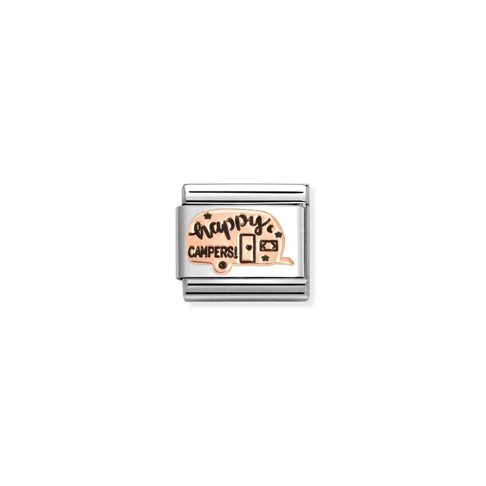 Nomination-pala Classic Rose Gold HAPPY CAMPERS Asuntovaunu 430202/22