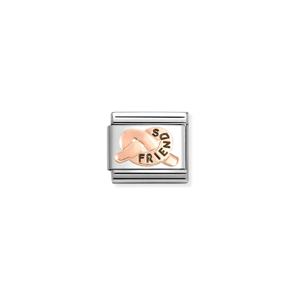 Nomination-pala Classic Rose Gold FRIENDS Lupaussolmu 430202/36