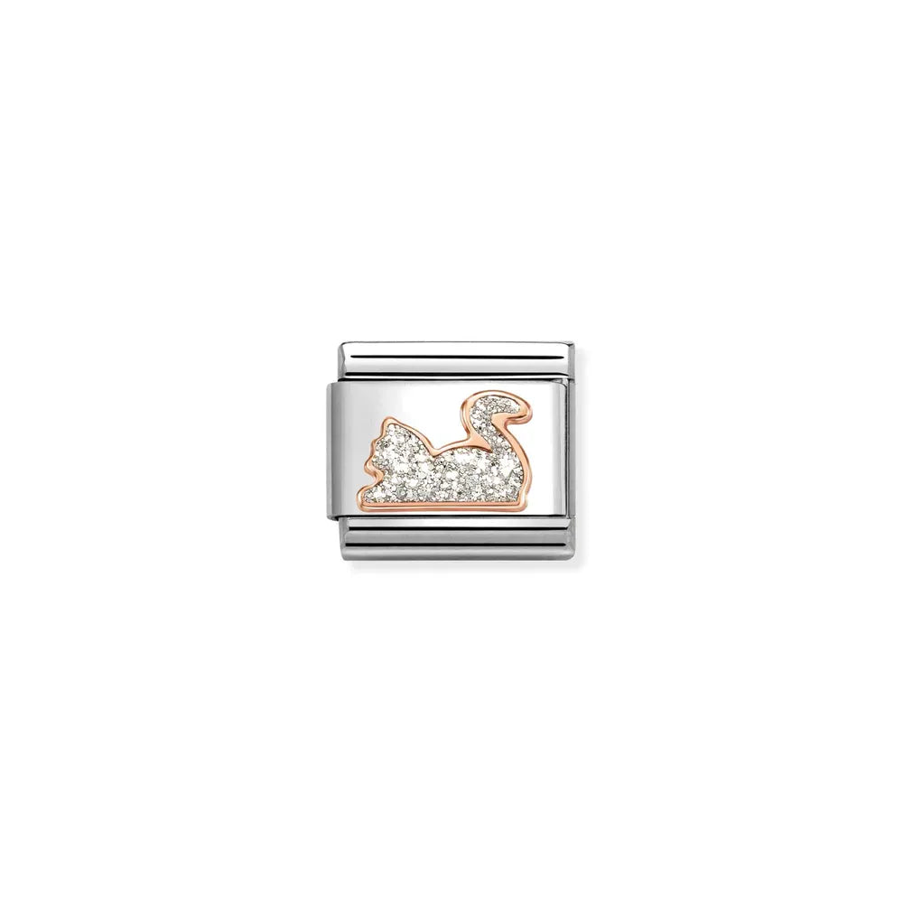 Nomination-pala Classic Rose Gold Kissa Glitter 430205/33