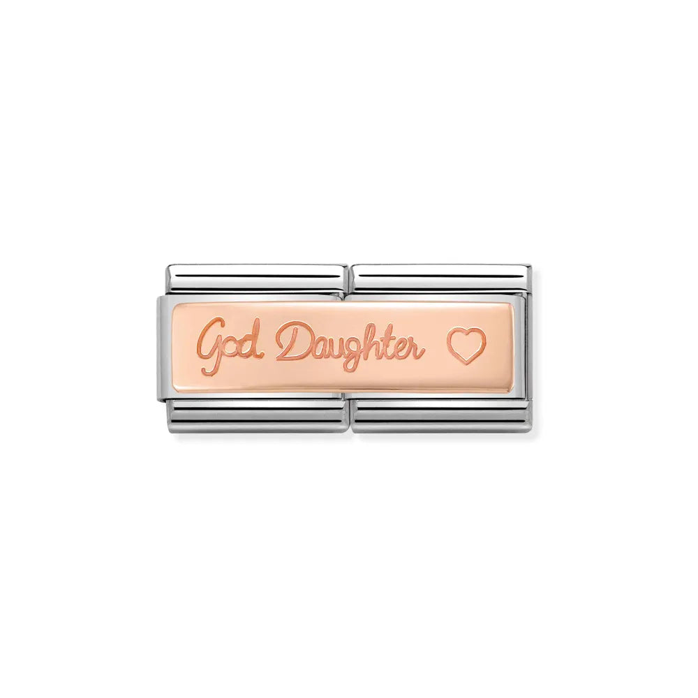 Nomination-pala Classic Rose Gold Tupla , GODDAUGHTER 430710/06