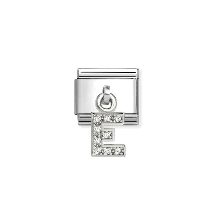 Nomination Classic Silvershine Charm Zirkonia Aakkoset 331818 Nomination