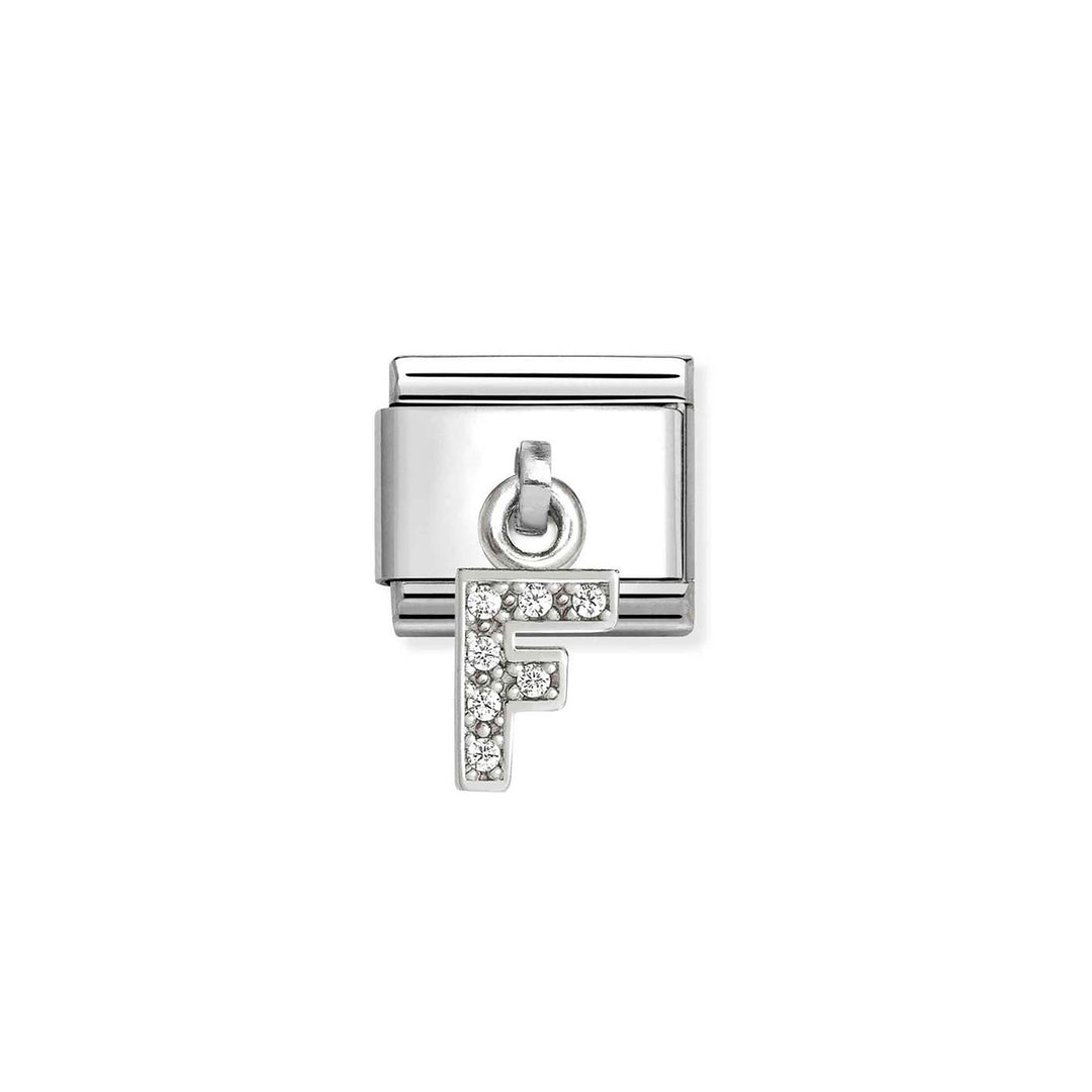 Nomination Classic Silvershine Charm Zirkonia Aakkoset 331818 Nomination