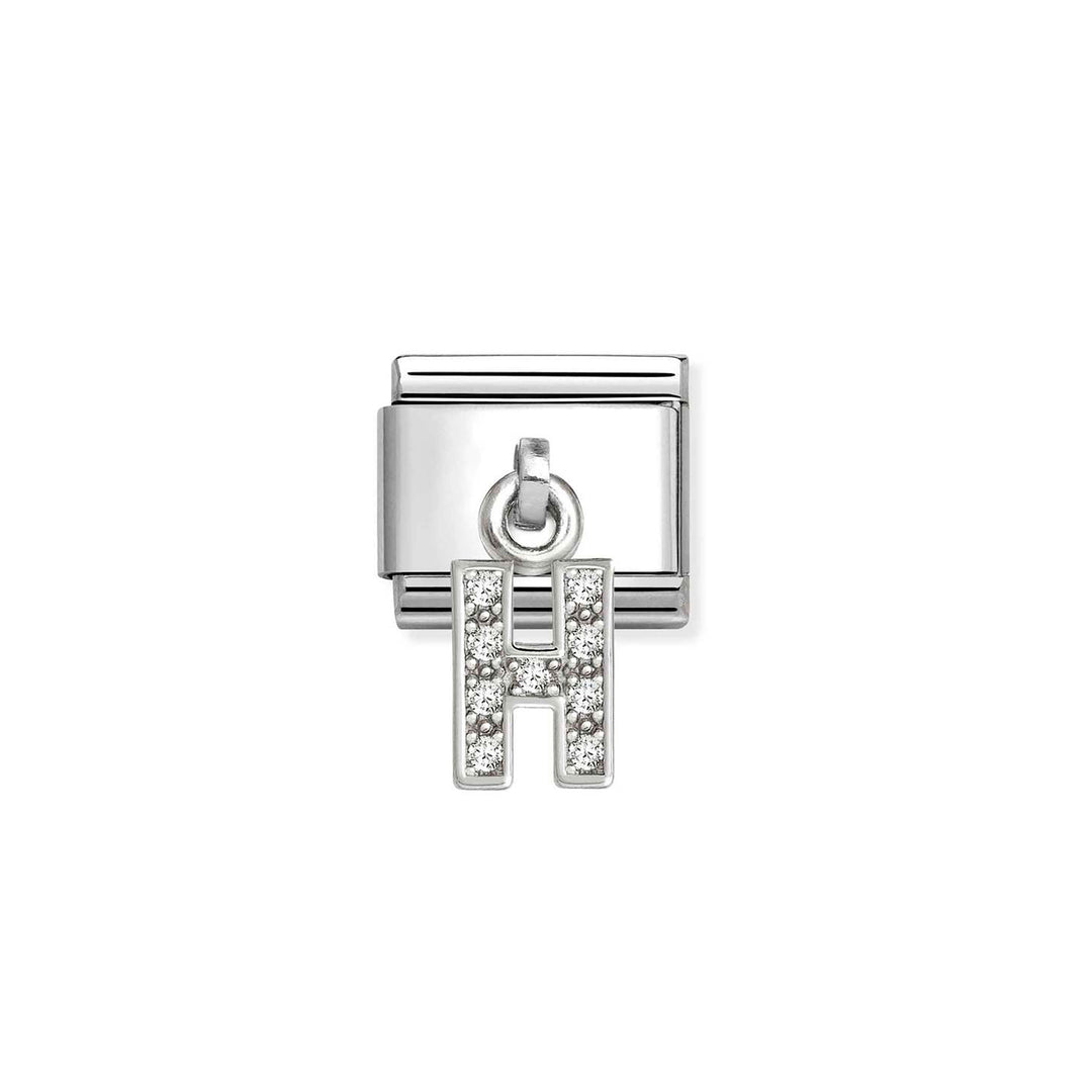 Nomination Classic Silvershine Charm Zirkonia Aakkoset 331818 Nomination