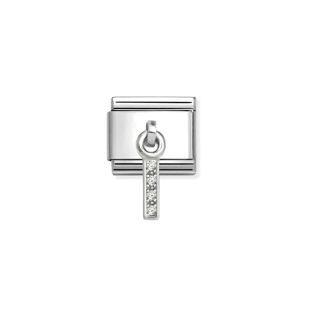 Nomination Classic Silvershine Charm Zirkonia Aakkoset 331818 Nomination