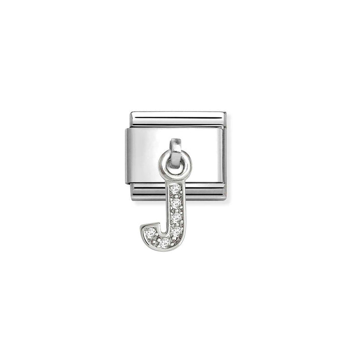 Nomination Classic Silvershine Charm Zirkonia Aakkoset 331818 Nomination