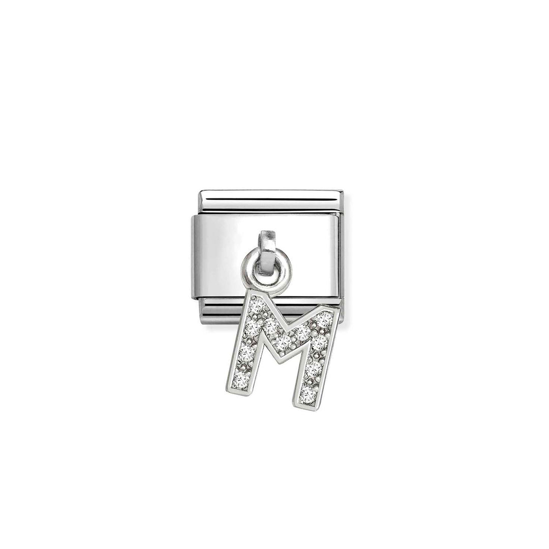 Nomination Classic Silvershine Charm Zirkonia Aakkoset 331818 Nomination