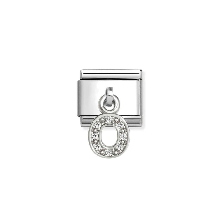 Nomination Classic Silvershine Charm Zirkonia Aakkoset 331818 Nomination