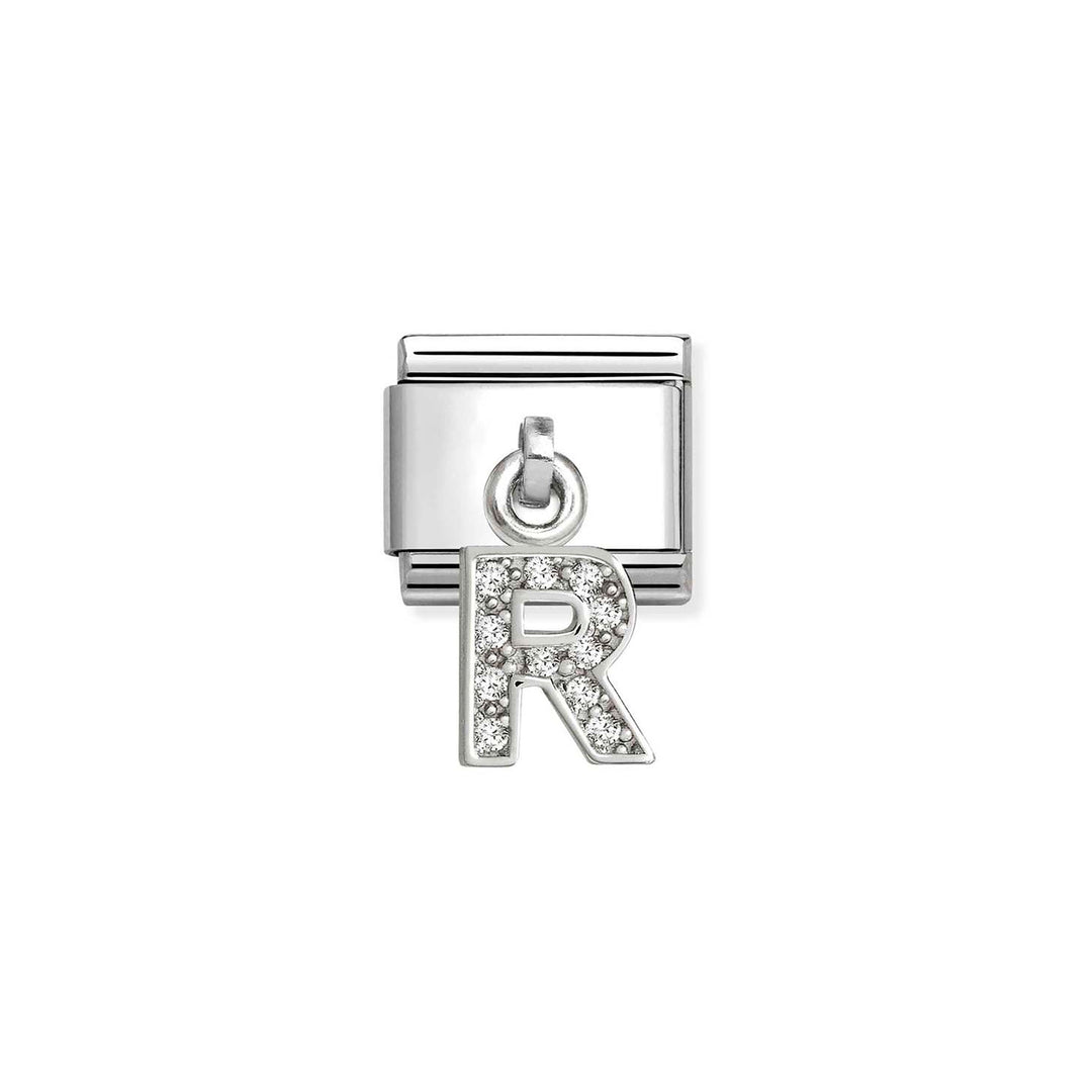 Nomination Classic Silvershine Charm Zirkonia Aakkoset 331818 Nomination