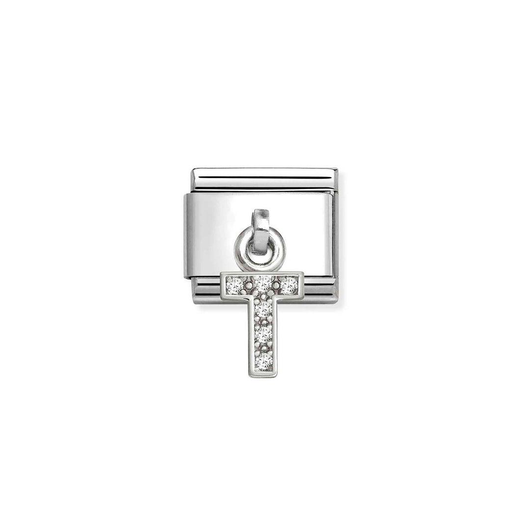Nomination Classic Silvershine Charm Zirkonia Aakkoset 331818 Nomination