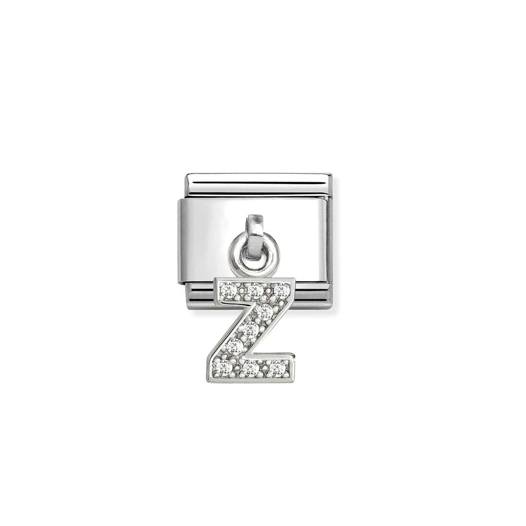 Nomination Classic Silvershine Charm Zirkonia Aakkoset 331818 Nomination