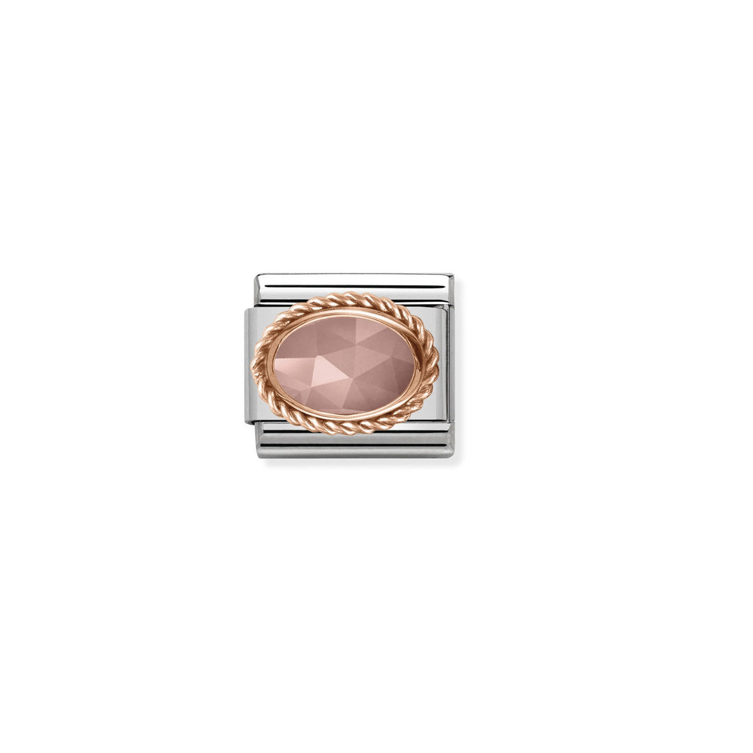 Nomination-pala Classic Rose Gold Apricot Chalcedony 430507/34 Nomination