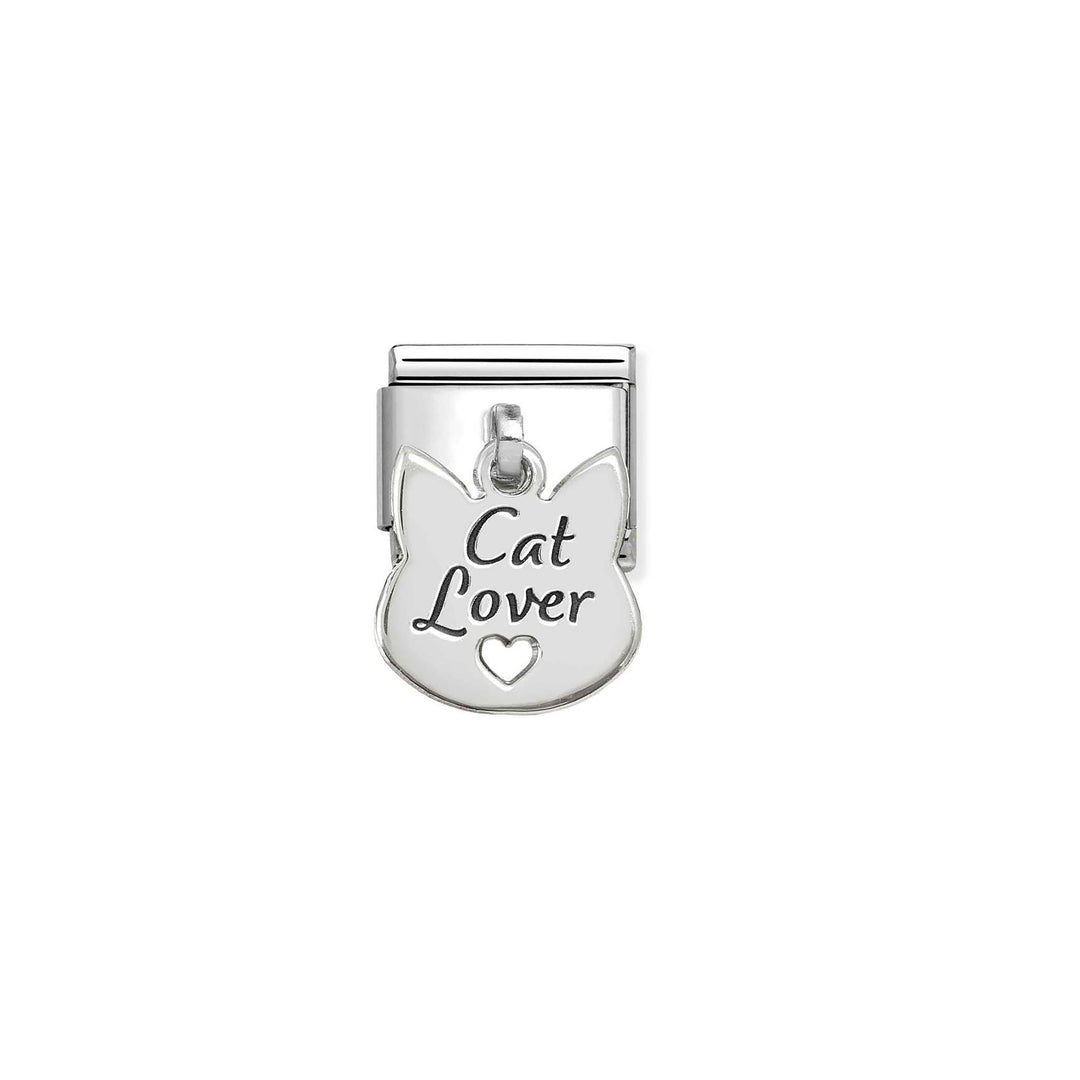 Nomination-pala Classic Silvershine Charm Cat Lover 331811/14 Nomination