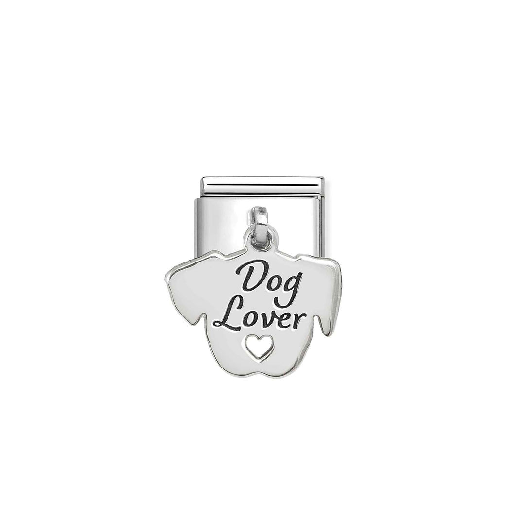 Nomination-pala Classic Silvershine Charm Dog Lover 331811/13 Nomination
