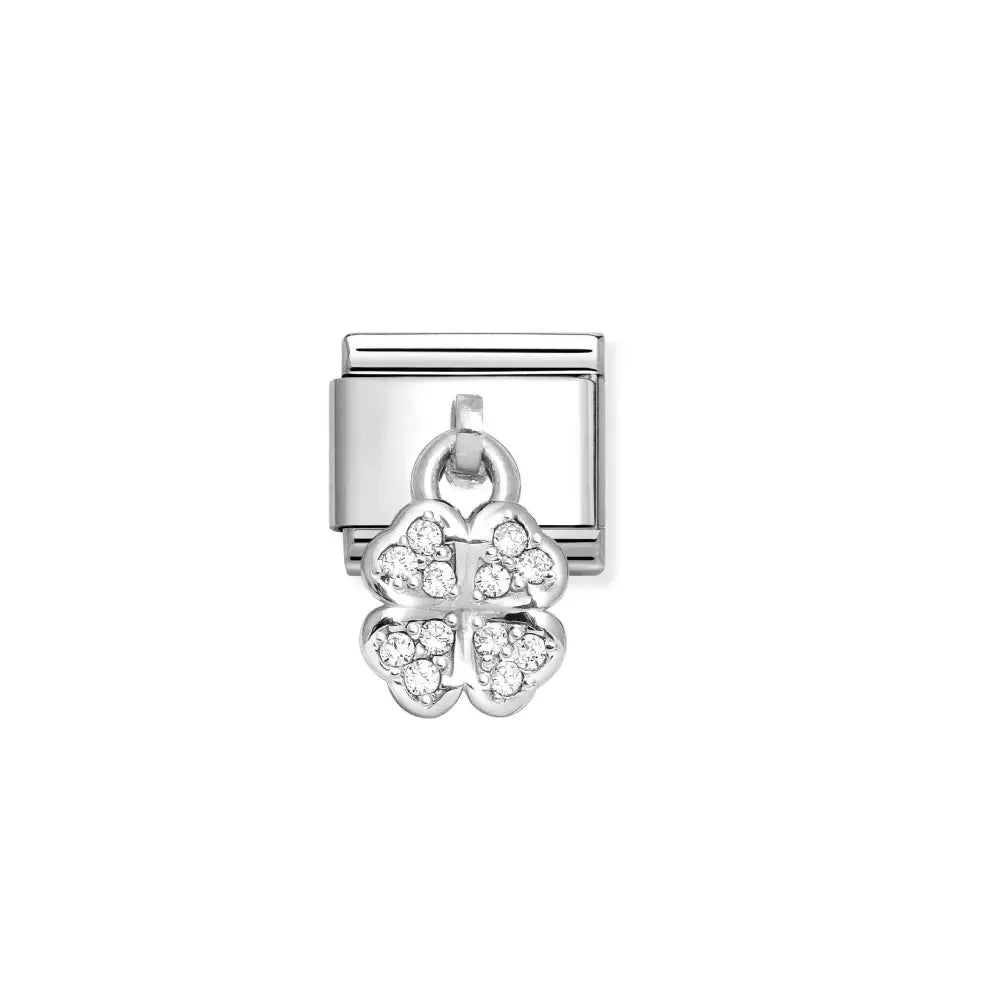 Nomination-pala Classic Silvershine Charm Neliapila 331800/31 Nomination