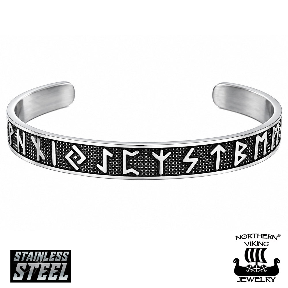 Northern Viking Jewelry Viikinkien riimurannekoru NVJRA033