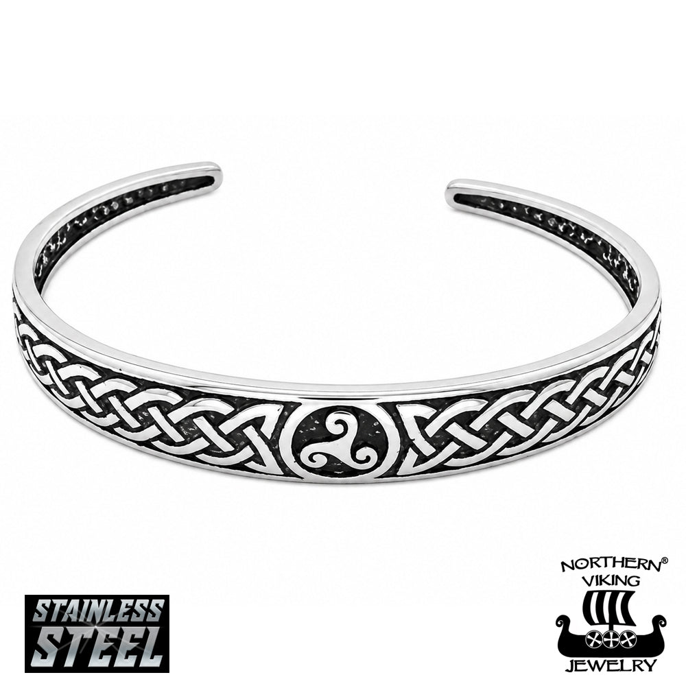 Northern Viking Jewelry Triskelion kelttirannekoru NVJRA036