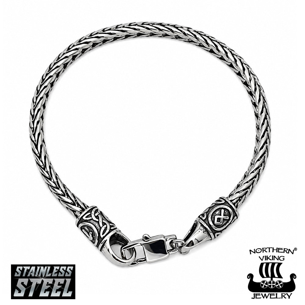 Northern Viking Jewelry Viikinkien riimurannekoru NVJRA040