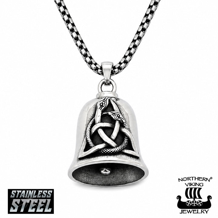 Northern Viking Jewelry Triquetra Guardian Bell kaulakoru NVJRS188