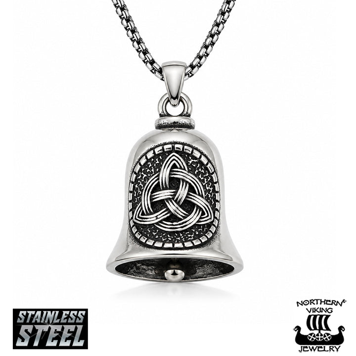 Northern Viking Jewelry Kelttisolmu Guardian Bell kaulakoru NVJRS189