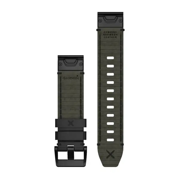 Garmin QuickFit 22mm nahkaranneke musta 010-12738-19