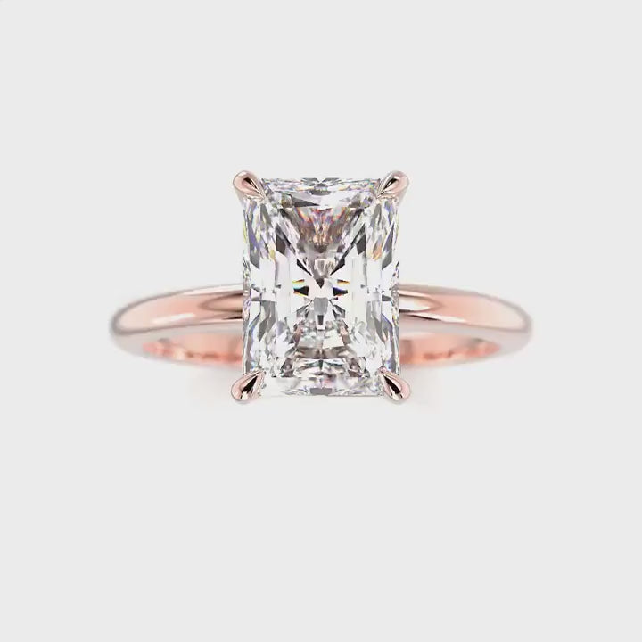 Festive Evelina 1,50 ct timanttisormus punakulta 771-150 – pyörivä video