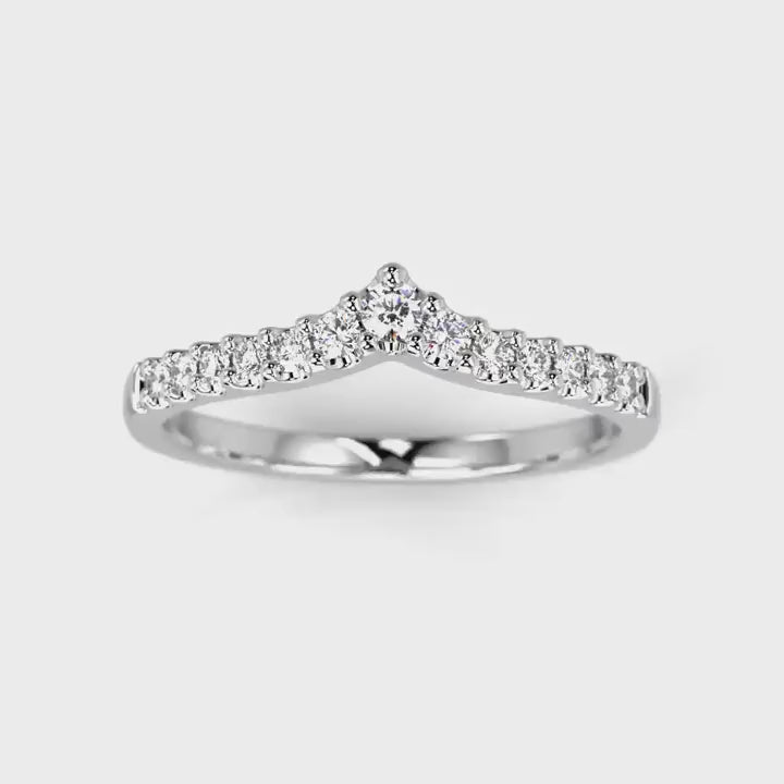 Festive Juliette Side 0,15ct timanttisormus valkokulta 731-015 – pyörivä video
