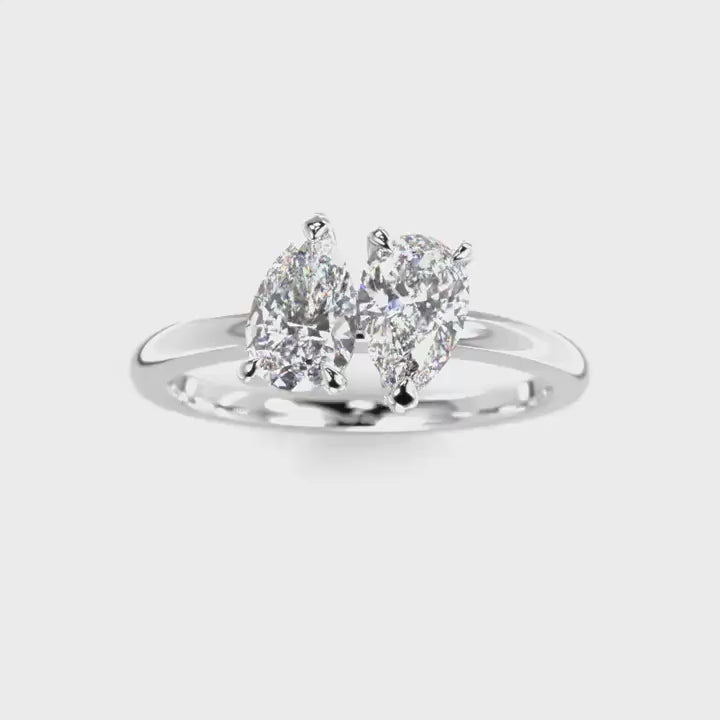 Festive Mila Petite 0,60 ct timanttisormus valkokulta 791-060 – pyörivä video