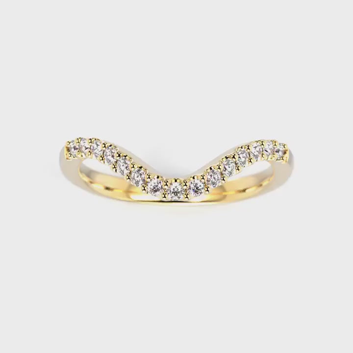 Festive Auréa Side 0,15ct keltakulta – pyörivä video
