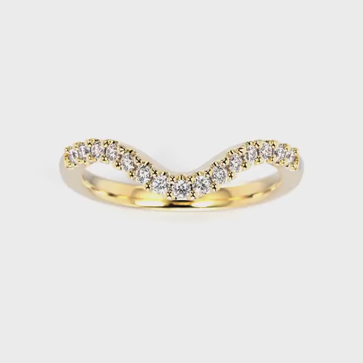 Festive Auréa Side Petite 0,15 ct keltakulta – pyörivä video