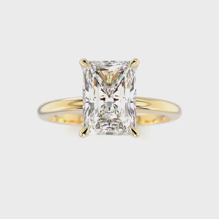 Festive Evelina 1,50 ct timanttisormus keltakulta 771-150 – pyörivä video