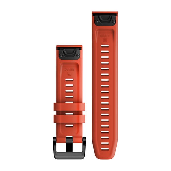 Garmin QuickFit 22mm silikoniranneke tulenpunainen 010-13111-04