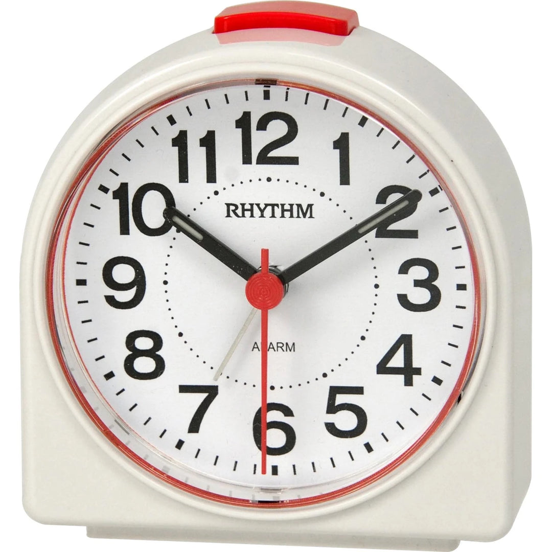 Rhythm CRE303-NR01 herätyskello valkoinen/punainen