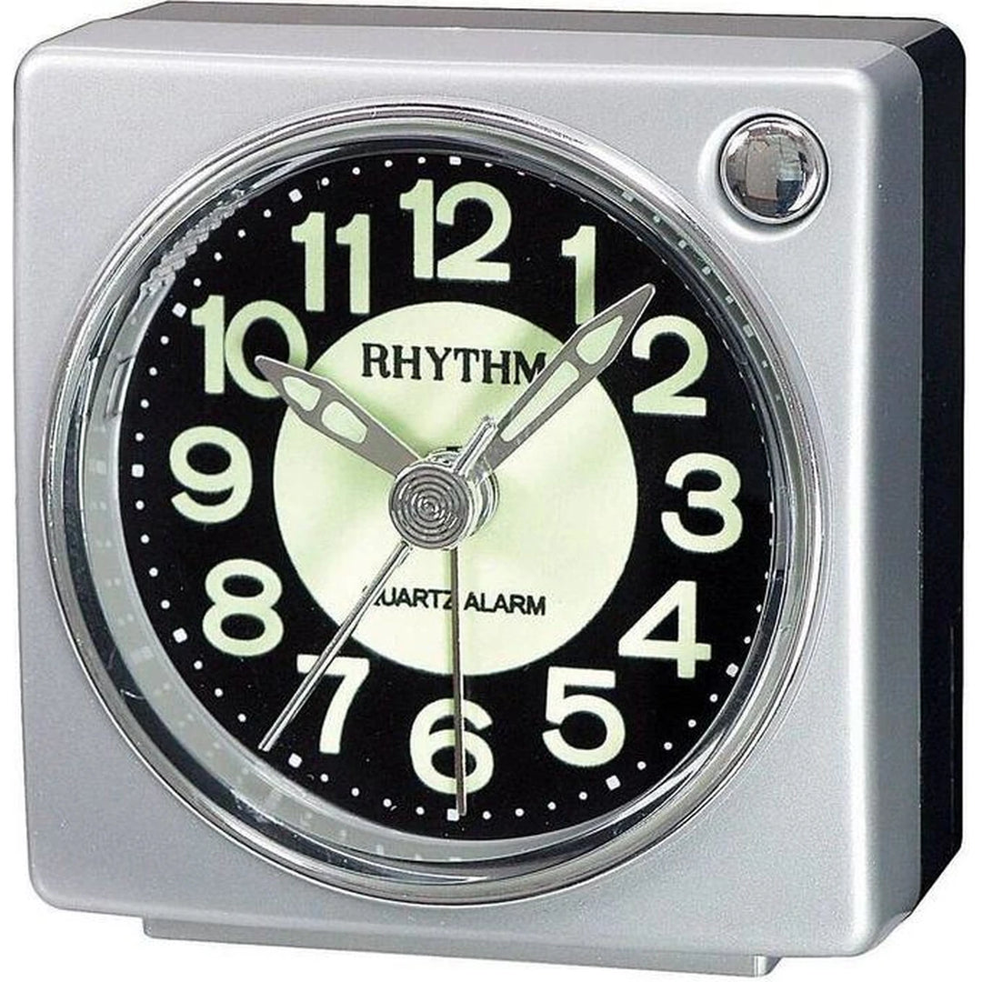 Rhythm CRE823-NR19 herätyskello hopea
