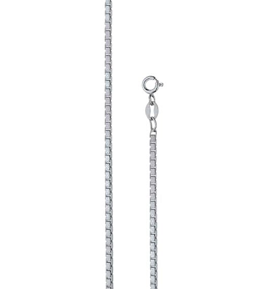 Rodinoitu hopeinen venetsiaketju 0,8 mm