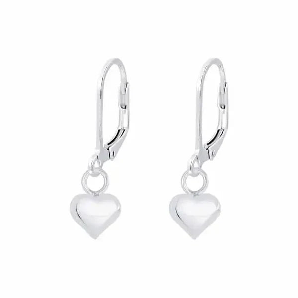 Roikkuvat hopeakorvakorut sydämet Trendi Koru